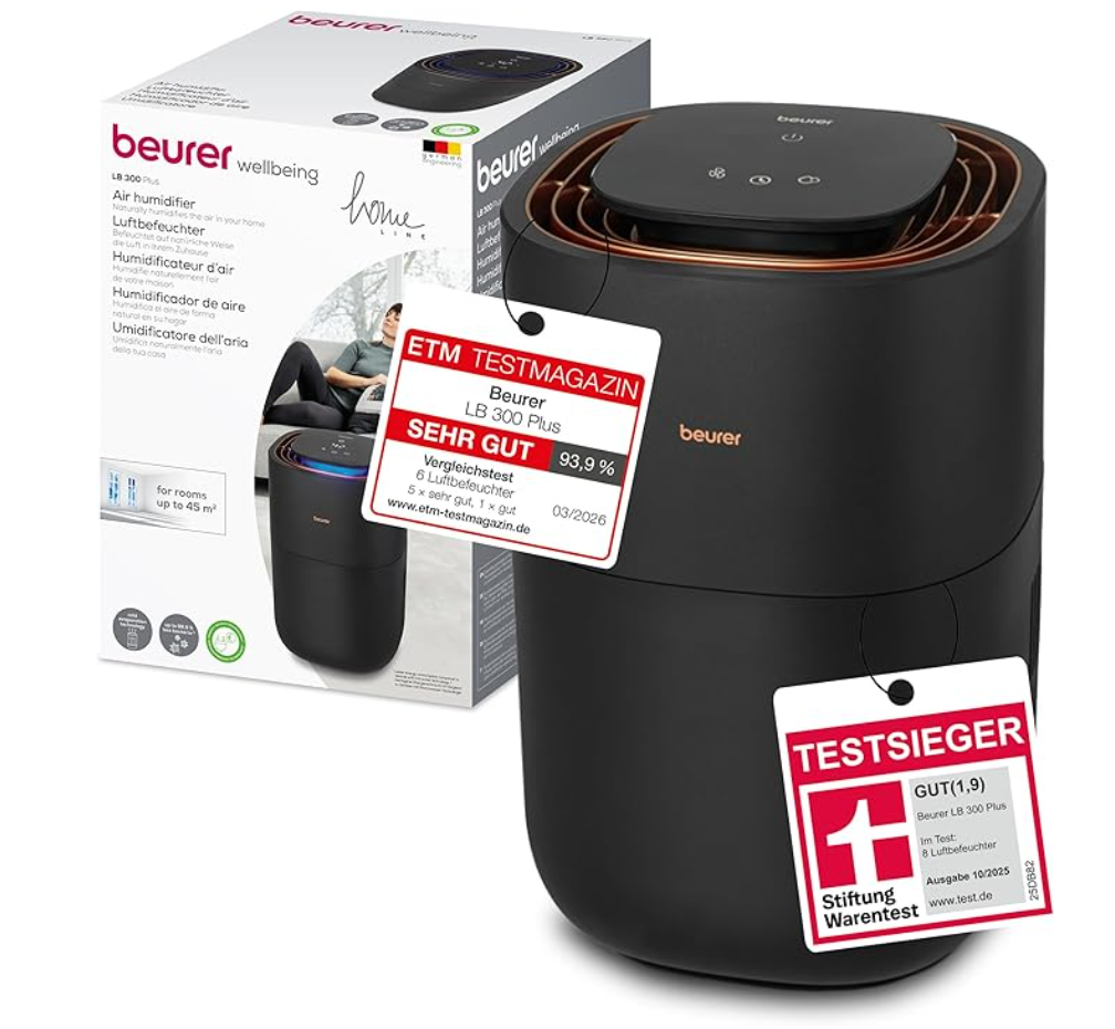 Beurer LB 300 Plus Luftbefeuchter – Vergleich auf KlimaCheck24